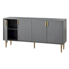 Madia/Credenza a Quattro Ante Stile Mid-Century