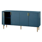 Madia/Credenza a Quattro Ante Stile Mid-Century