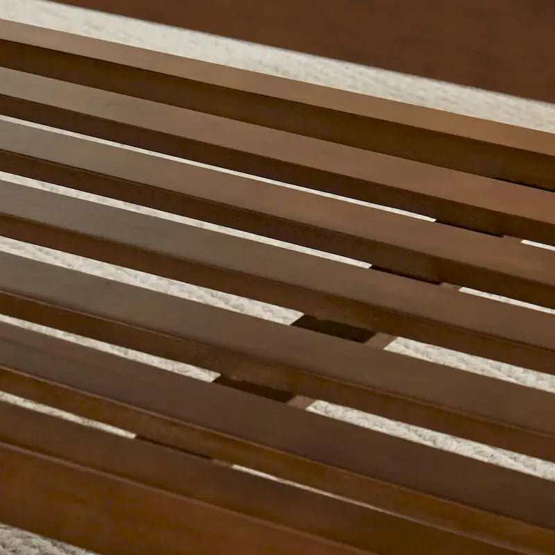 Panca portascarpe da ingresso, panca contenitore in tessuto e legno massiccio, panca imbottita da 43 pollici per soggiorno e camere da letto