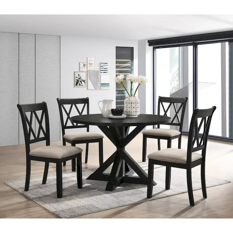 Set da pranzo 5 pz in legno