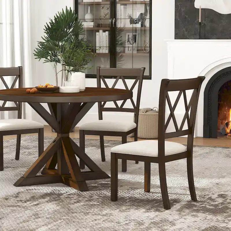 Set da pranzo 5 pz in legno
