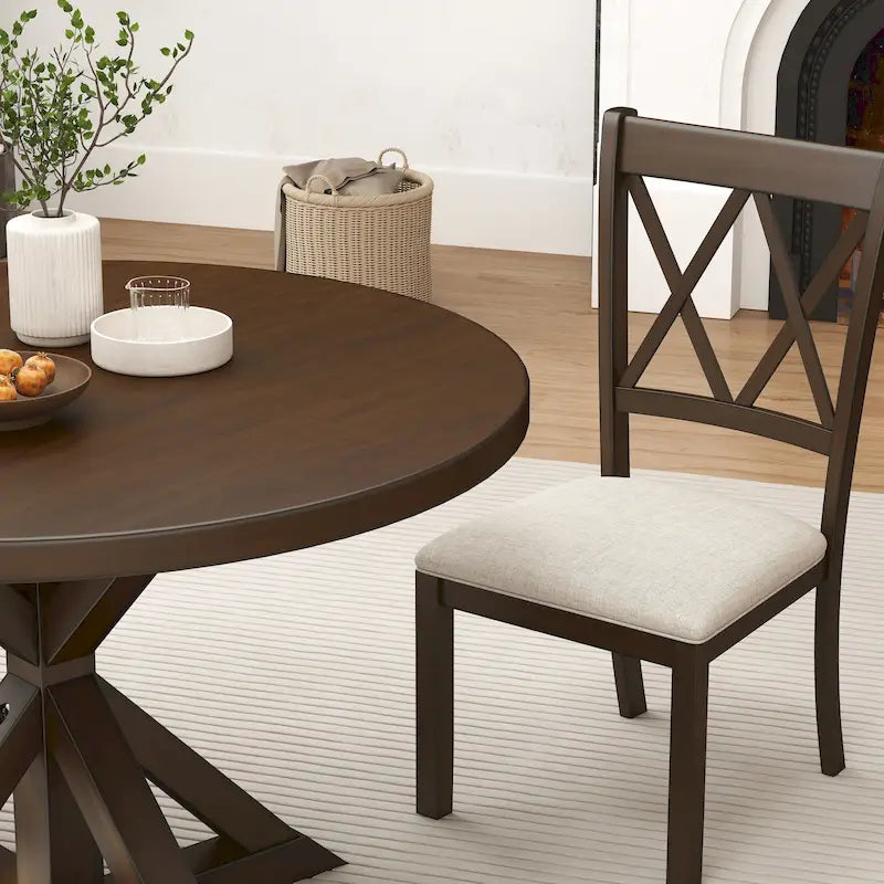 Set da pranzo 5 pz in legno