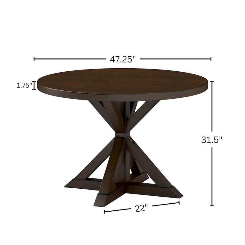 Set da pranzo 5 pz in legno