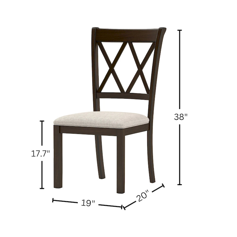 Set da pranzo 5 pz in legno