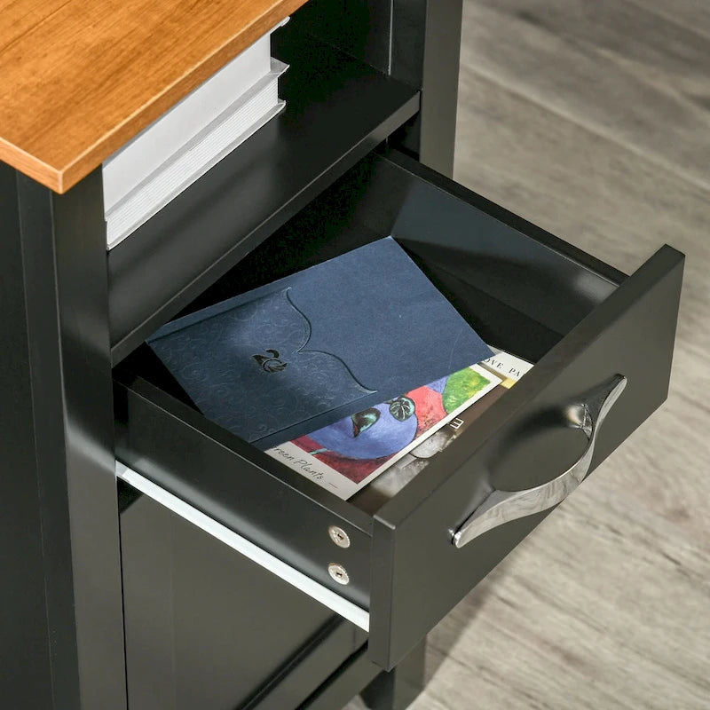 Scrivania ad angolo a L per computer con libreria superiore
