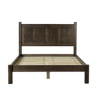 Letto a piattaforma Shaker con pannello in legno massello