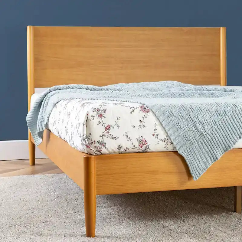Struttura letto in legno stile Mid-Century