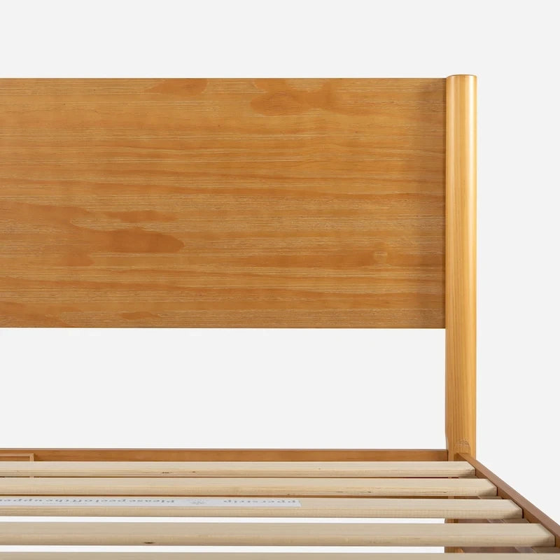 Struttura letto in legno stile Mid-Century