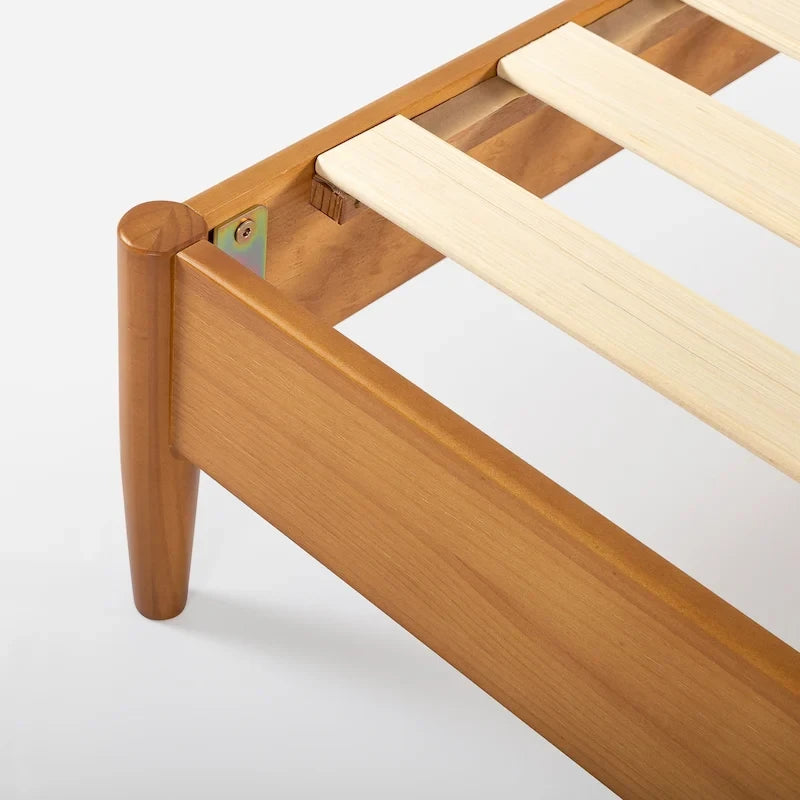 Struttura letto in legno stile Mid-Century