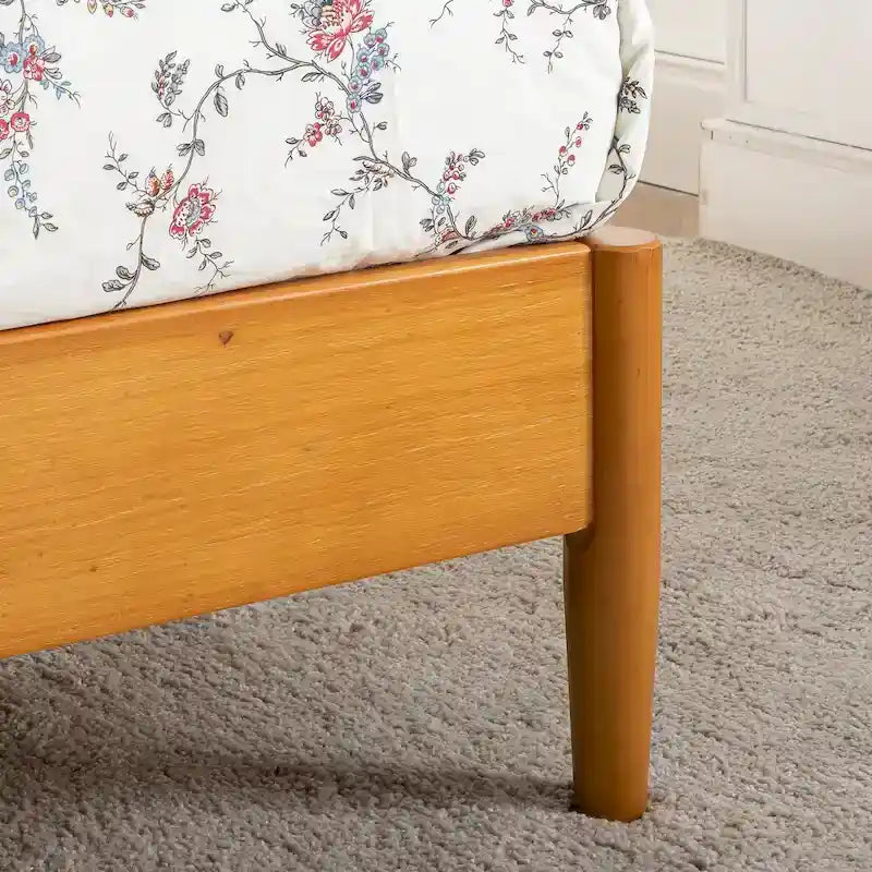 Struttura letto in legno stile Mid-Century