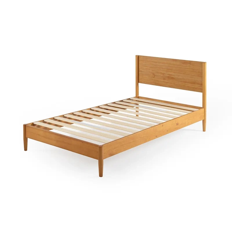 Struttura letto in legno stile Mid-Century