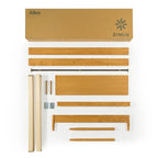 Struttura letto in legno stile Mid-Century