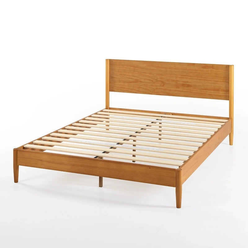 Struttura letto in legno stile Mid-Century