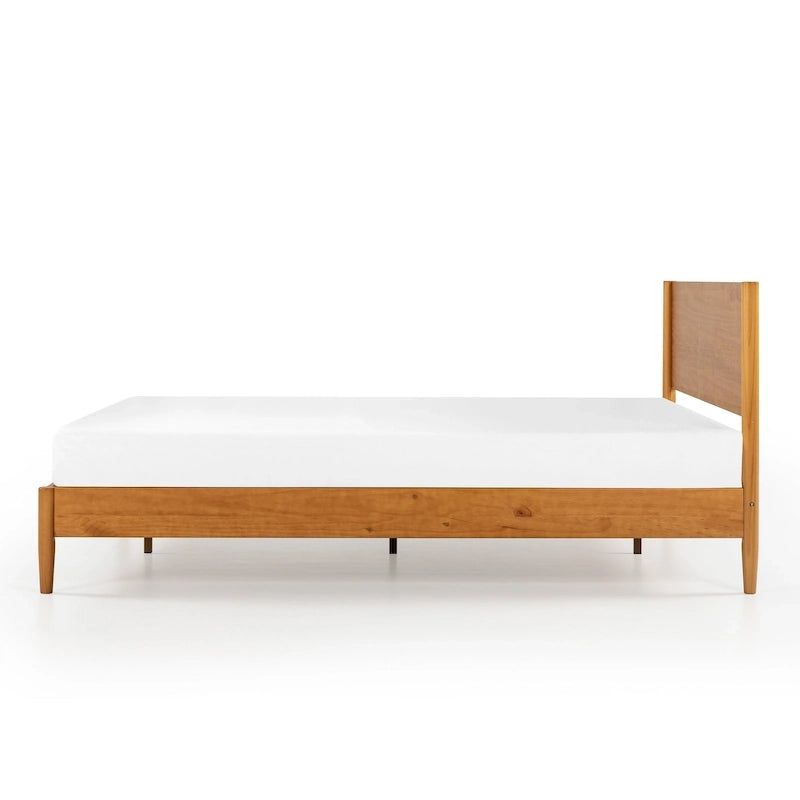 Struttura letto in legno stile Mid-Century