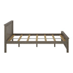 Classico letto a piattaforma Queen in vero legno massello