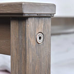 Classico letto a piattaforma Queen in vero legno massello