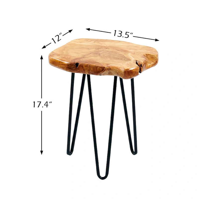 Supporto Piccolo dalla Forma Naturale con 3 Gambe a Forcina