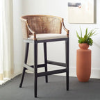 Sgabello da bar in rattan da 76 cm