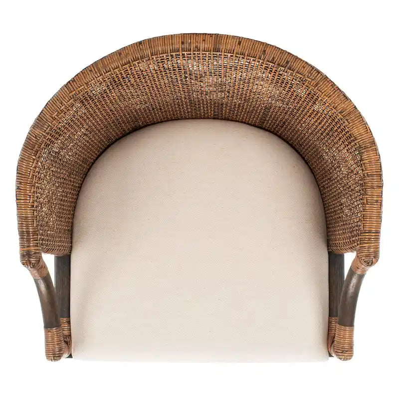 Sgabello da bar in rattan da 76 cm