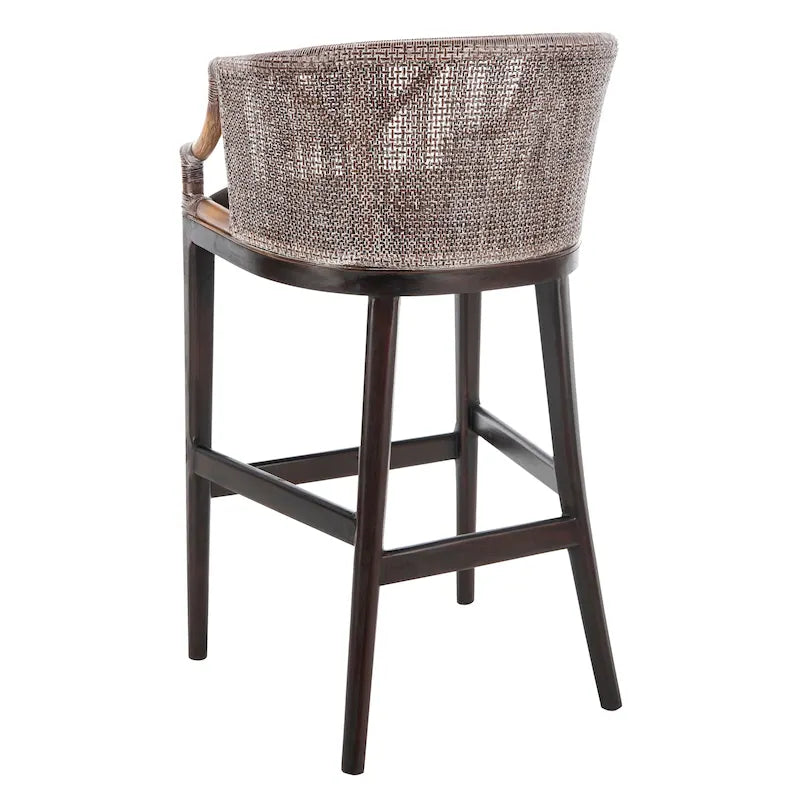 Sgabello da bar in rattan da 76 cm