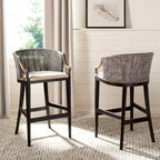 Sgabello da bar in rattan da 76 cm