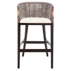 Sgabello da bar in rattan da 76 cm