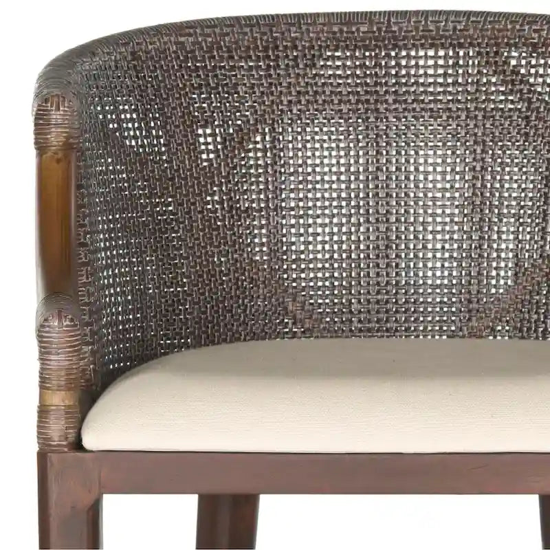Sgabello da bar in rattan da 76 cm