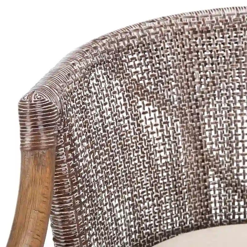 Sgabello da bar in rattan da 76 cm
