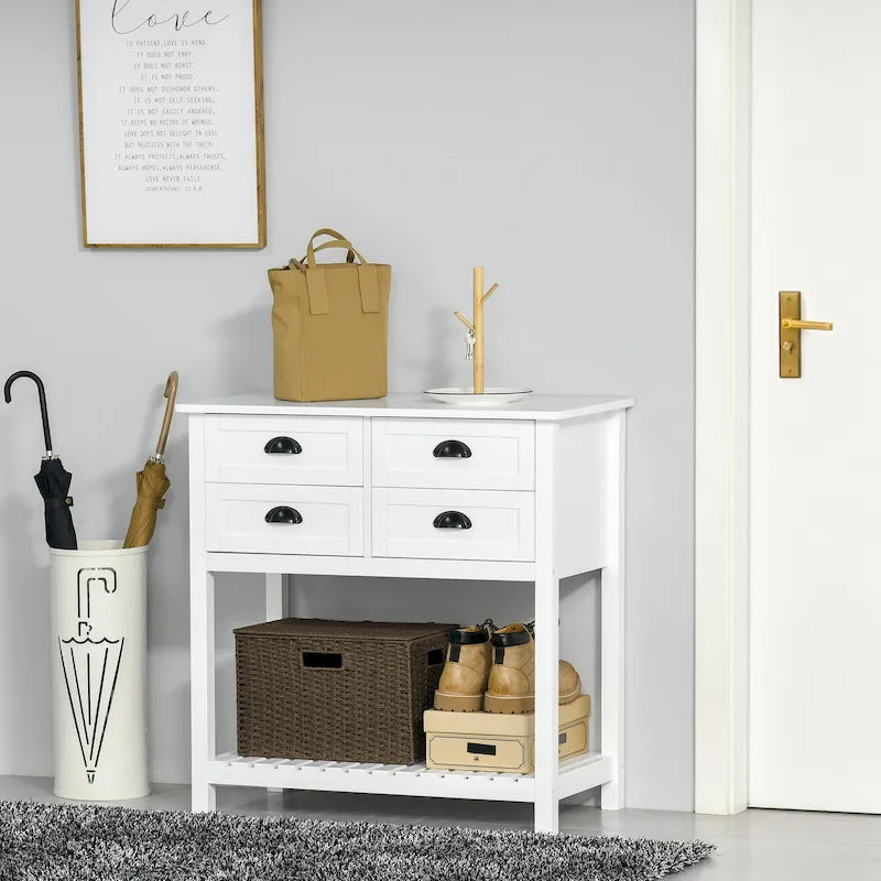 Credenza Madia, Tavolo Consolle da Portata con Contenitore