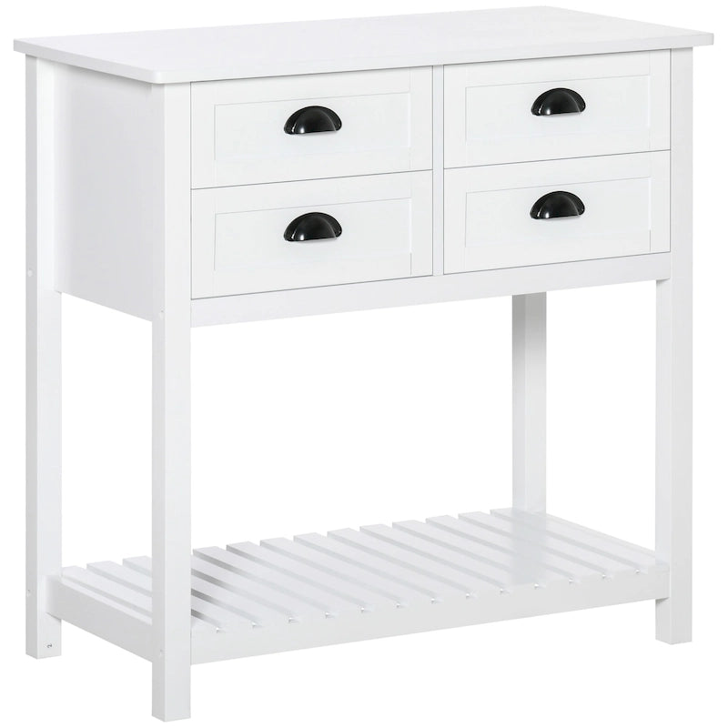 Credenza Madia, Tavolo Consolle da Portata con Contenitore