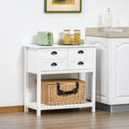 Credenza Madia, Tavolo Consolle da Portata con Contenitore