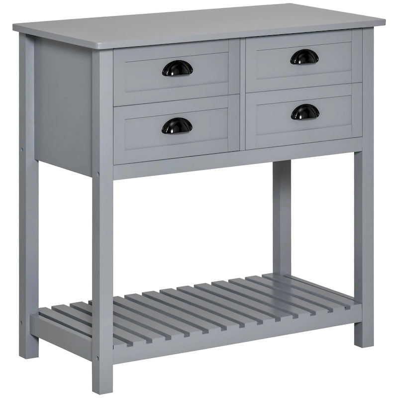 Credenza Madia, Tavolo Consolle da Portata con Contenitore