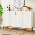 Mobile credenza da cucina da 55 pollici, mobile buffet con spazio di archiviazione