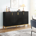 Mobile credenza da cucina da 55 pollici, mobile buffet con spazio di archiviazione