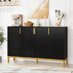 Mobile credenza da cucina da 55 pollici, mobile buffet con spazio di archiviazione