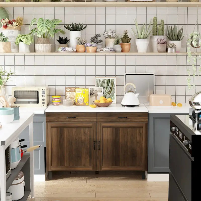 Versatile mobile isola cucina/pensile multiuso in marmo