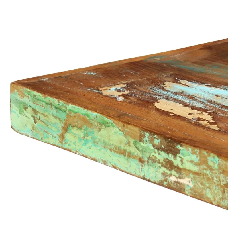 Tavolo da Pranzo 160x80x75 cm in Legno Massello di Recupero - Multicolore