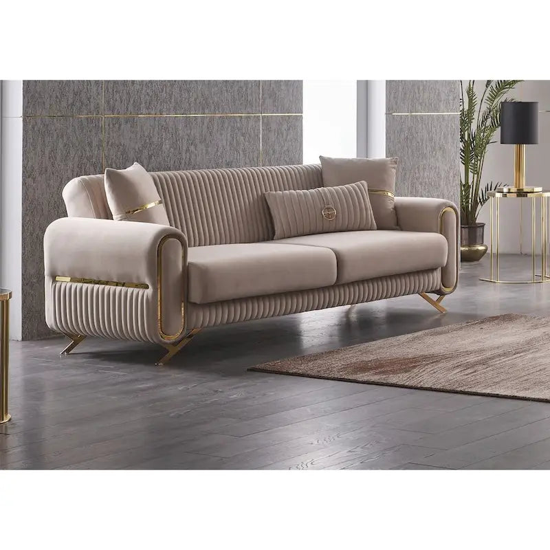 Divano letto moderno e confortevole per soggiorno