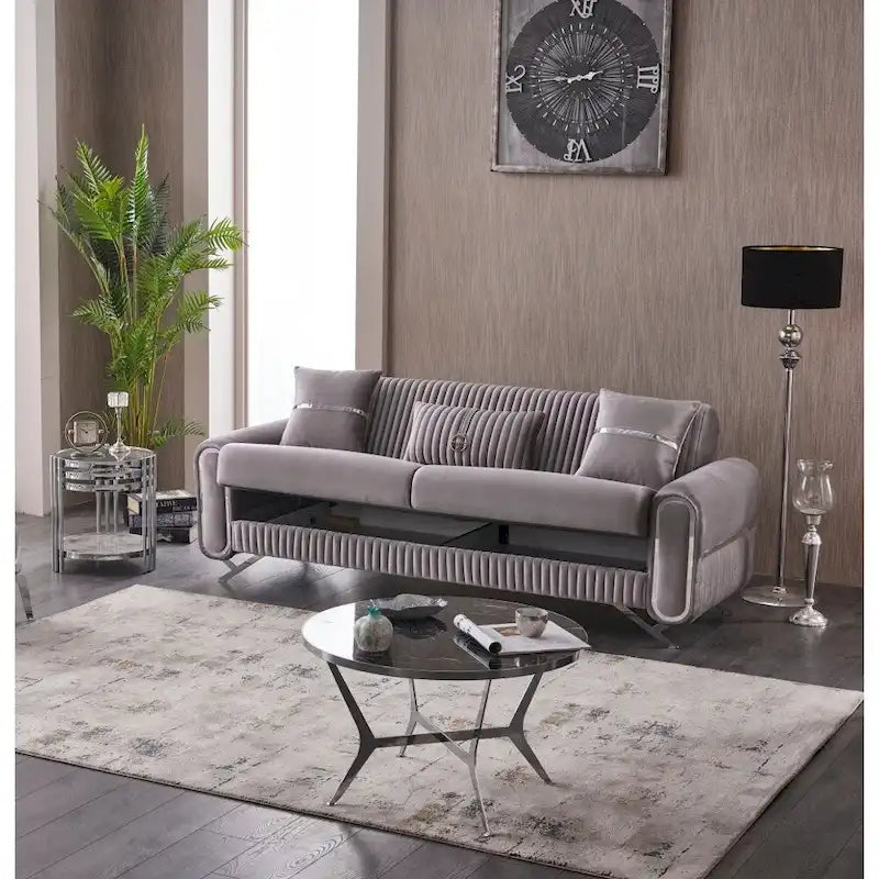 Divano letto moderno e confortevole per soggiorno