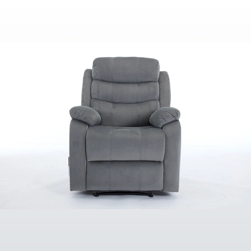 Poltrona Reclinabile Manuale Imbottita Transizionale in Peluche