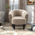 Poltrona girevole con pouf, comoda poltrona a barilotto girevole a 360 gradi in velluto per camera da letto, sala lettura