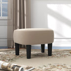 Poltrona girevole con pouf, comoda poltrona a barilotto girevole a 360 gradi in velluto per camera da letto, sala lettura