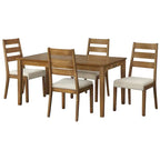 Sedie da pranzo in legno massello
