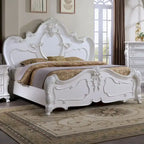 Letto in legno massello tradizionale con pannello