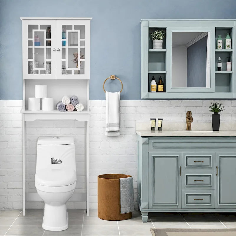 Organizzatore bagno sopra il WC